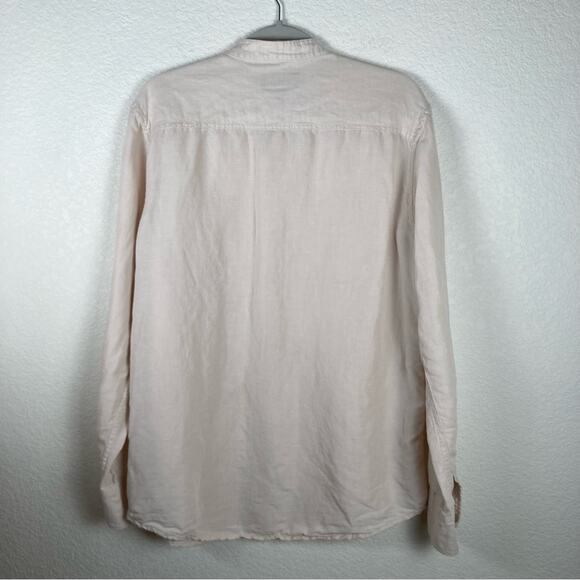 INC International Concepts Men’s L 55% linen/45% cotton, buttondown shirt - Picture 6 of 10